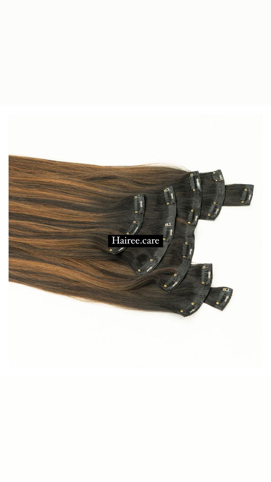 20 Weft Extention Clip ins Set - Premium Clip Ons from Hairee - Just Rs.7250! Shop now at Hairee