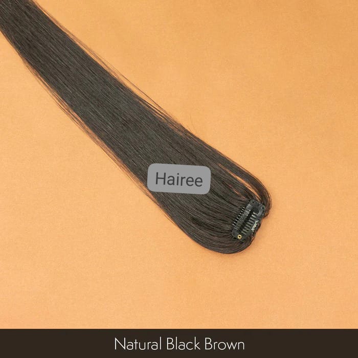 Invisible Spot Cover-Up | 6''Single Clips Set" Hair Patch - Premium Clip Ons from Hairee - Just Rs.2500! Shop now at Hairee