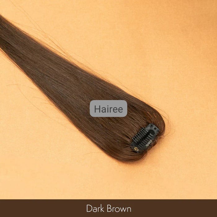 Invisible Spot Cover-Up | 6''Single Clips Set" Hair Patch - Premium Clip Ons from Hairee - Just Rs.2600! Shop now at Hairee