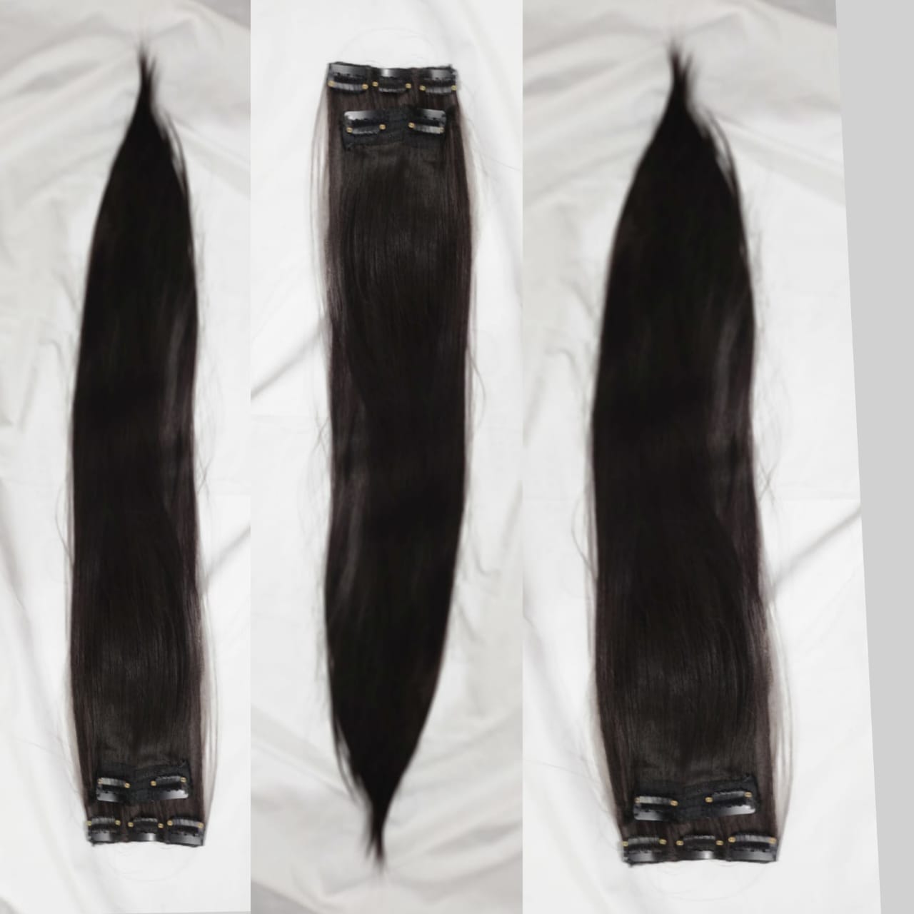 15 Weft Extention Clip ins Set - Premium Clip Ons from Hairee - Just Rs.4900! Shop now at Hairee