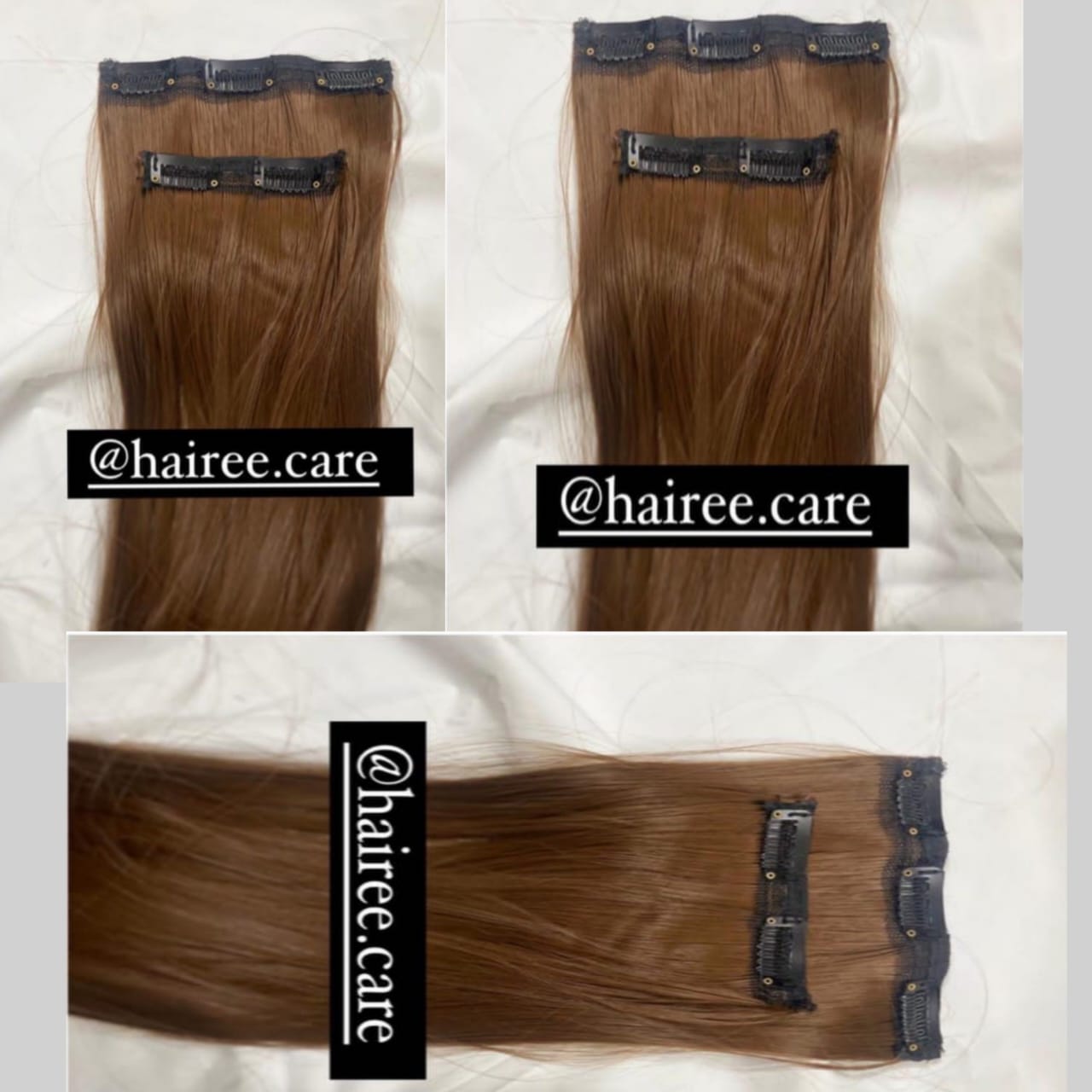 15 Weft Extention Clip ins Set - Premium Clip Ons from Hairee - Just Rs.4900! Shop now at Hairee