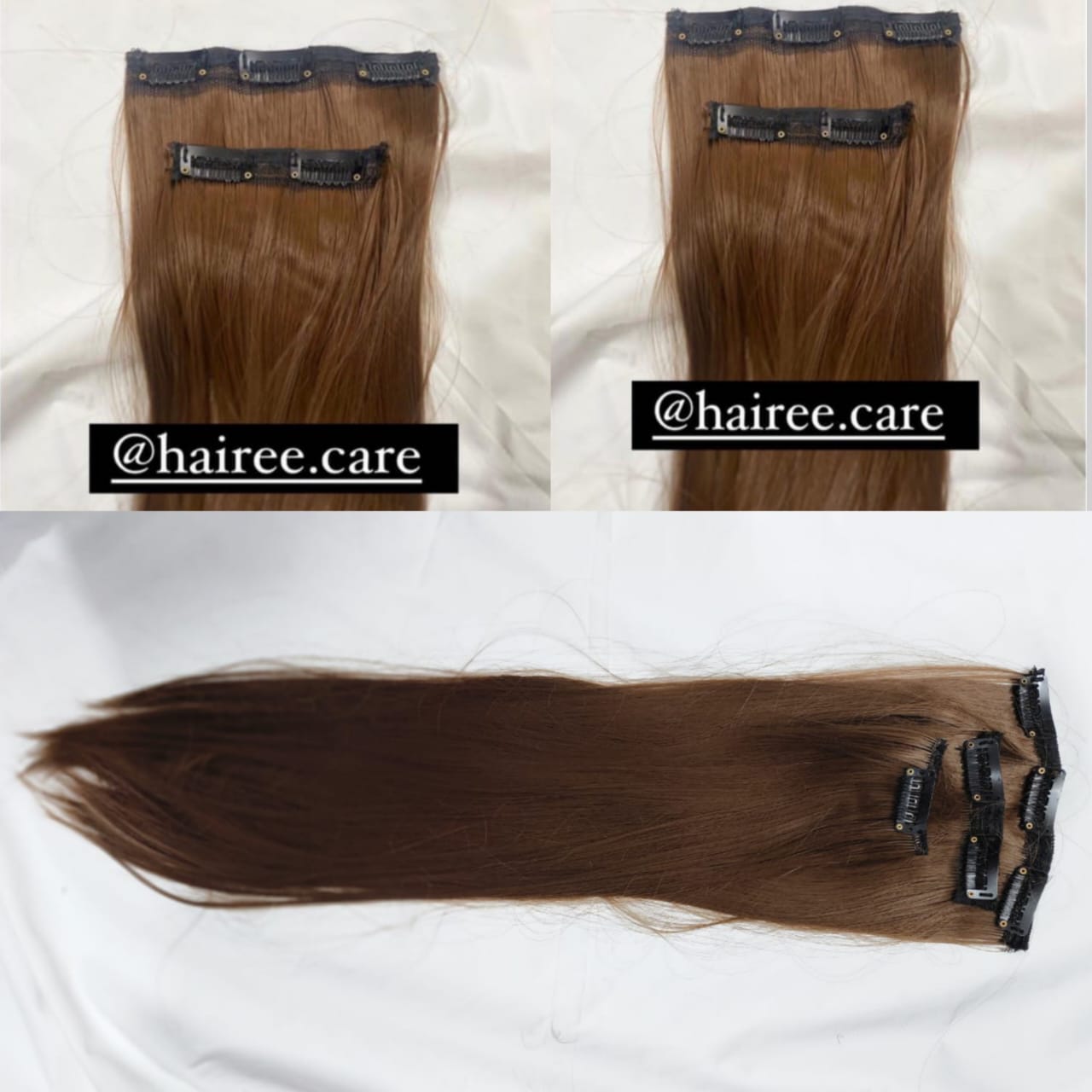 16 Weft Extention Clip ins Set - Premium  from Hairee - Just Rs.5600! Shop now at Hairee