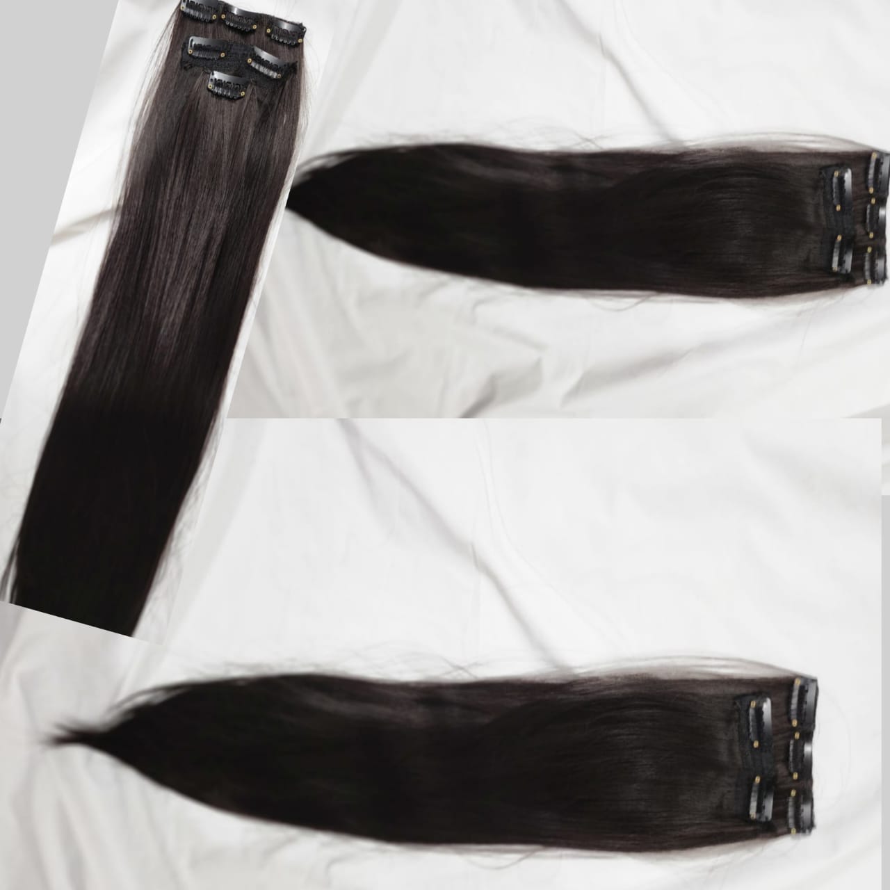 16 Weft Extention Clip ins Set - Premium  from Hairee - Just Rs.5600! Shop now at Hairee