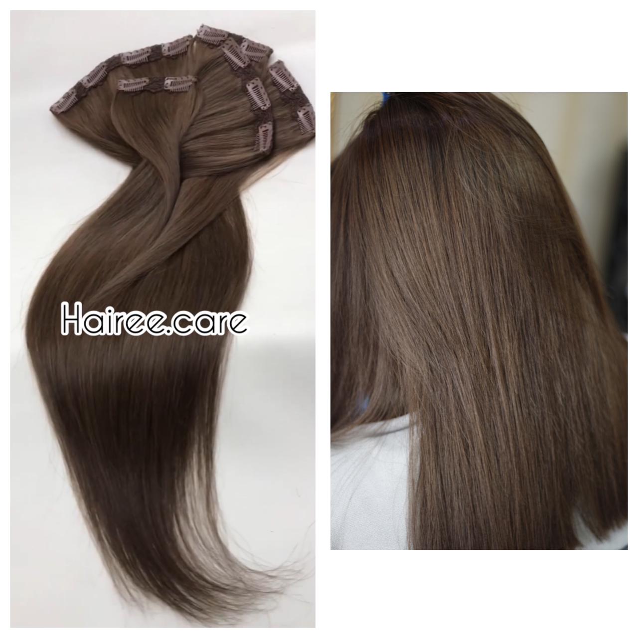 7 Patches of 16 Clip-Ins-Set - Premium Clip Ons from Hairee - Just Rs.5500! Shop now at Hairee