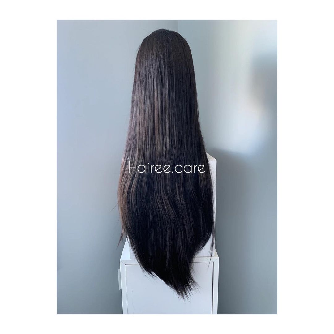 Full Head wig/ Natural black - Premium Full Head WIG from Hairee - Just Rs.6450! Shop now at Hairee