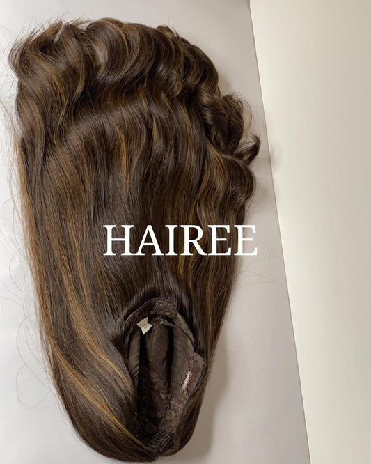 Full Head Wig/Ash Brown - Premium Full Head WIG from Hairee - Just Rs.6450! Shop now at Hairee